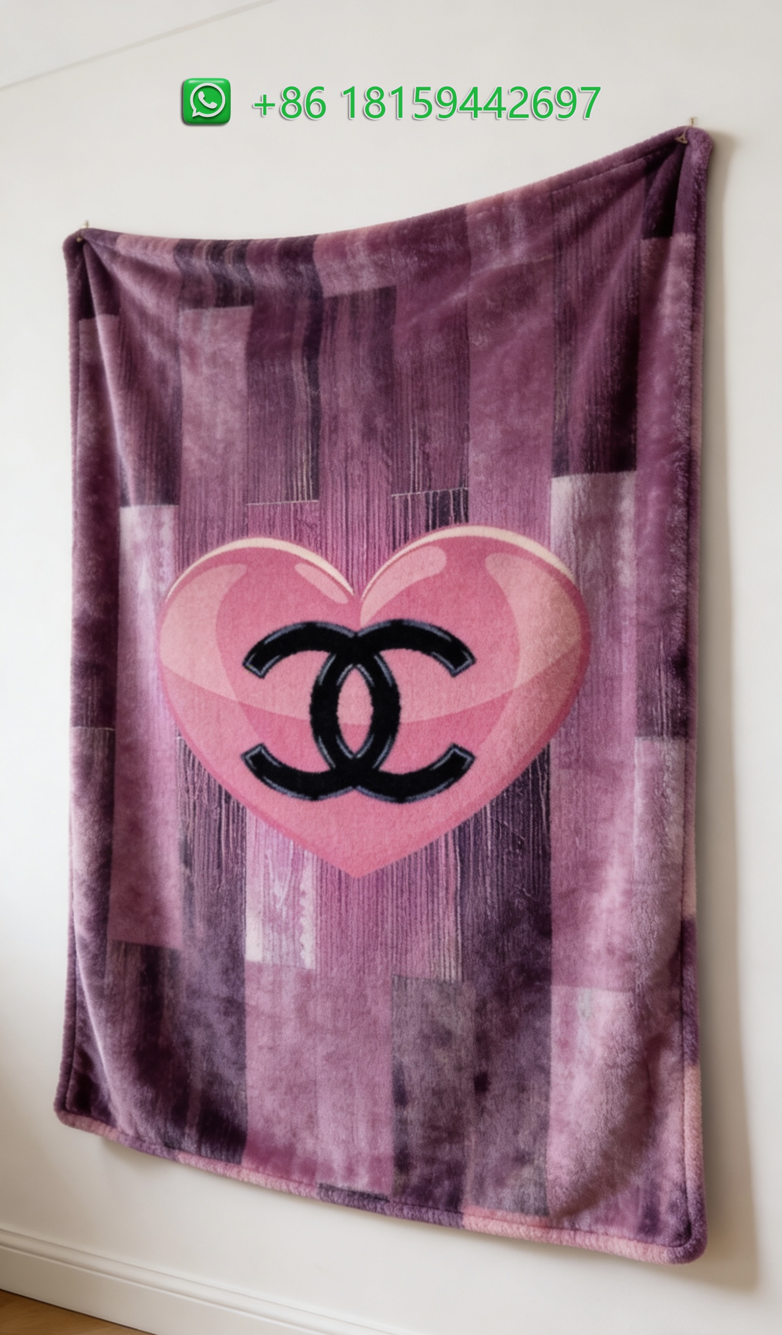 Chanel Throw Blankets